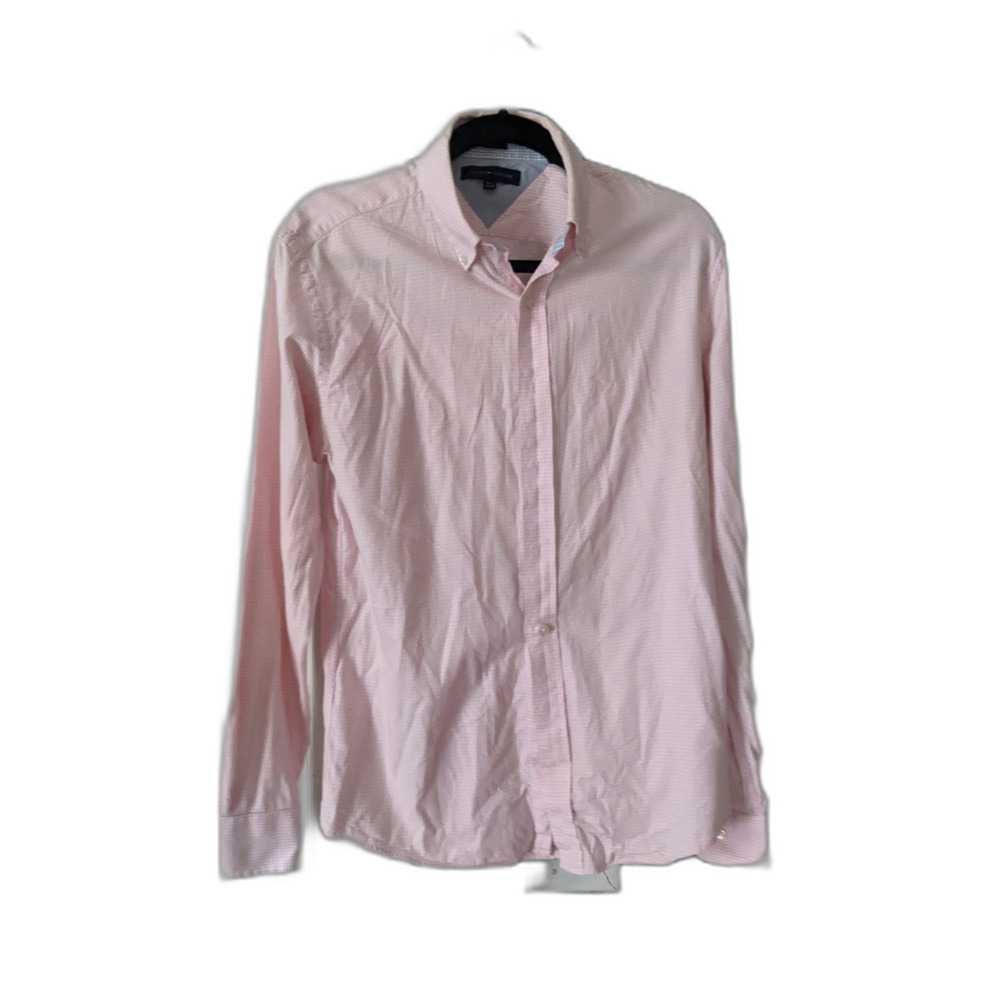 Tommy Hilfiger slim fit pink gingham with blue 15.5 / 34-35